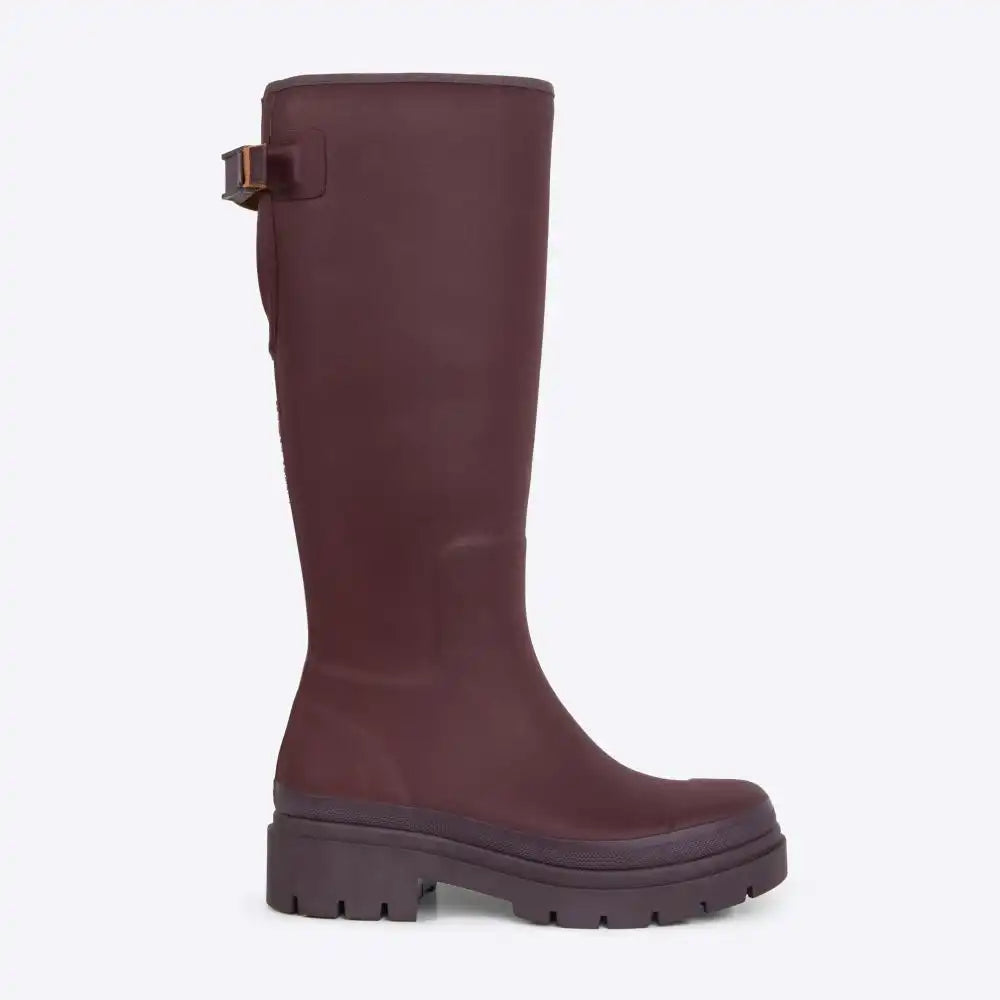 Fergie Tall Rain Boot // Dark Cherry